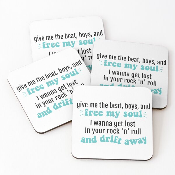 Item preview, Give Me The Beat, Boys, And Free My Soul designed and sold by Martini-Four.
