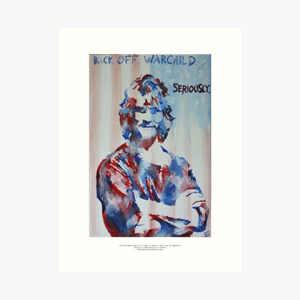 Little Hand Says it's Time to Rock n Roll Art Print