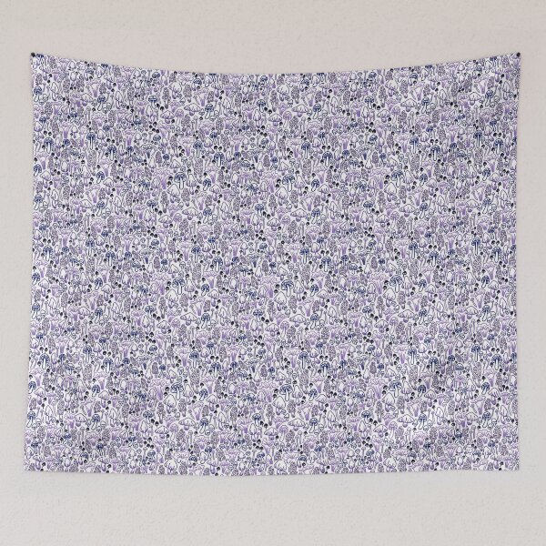 Artikelvorschau, Blaue und violette Pilze entworfen und verkauft von kaiawhy.