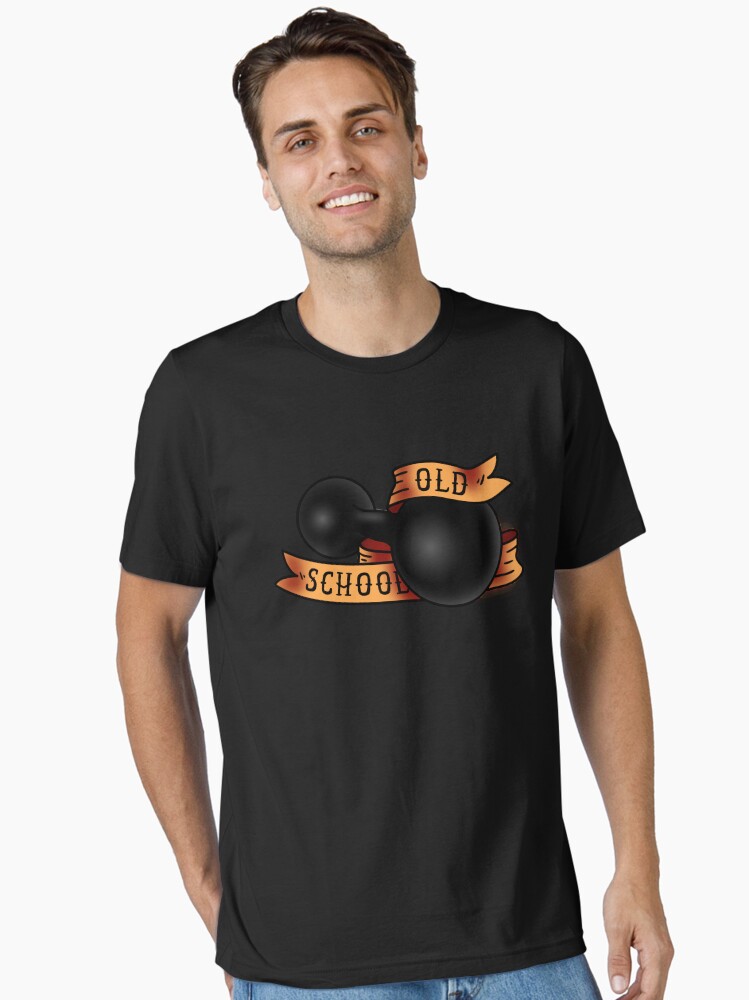 Thumbnail 1 of 7, Essential T-Shirt, Old School gym tattoo designed and sold by Krantonov.