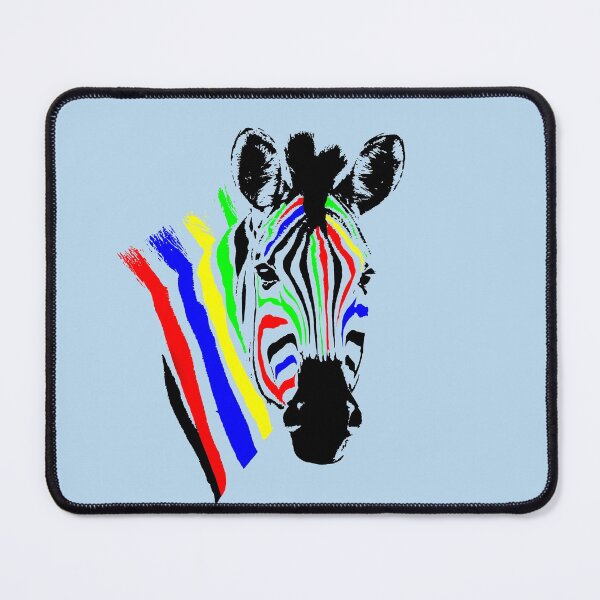 Item preview, Brightly Colored Zebra | African Wildlife designed and sold by Scotch Macaskill.