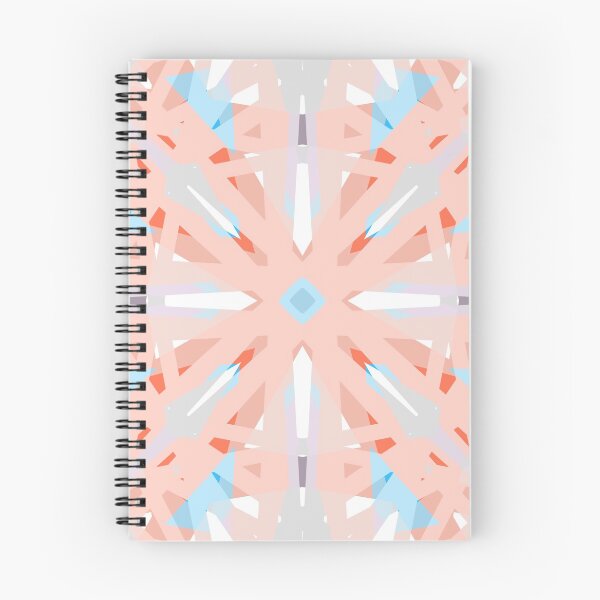 Item preview, Modern Spring Fall Muted Pink Orange Blue Geometric Design Pattern designed and sold by PatternPerfect.