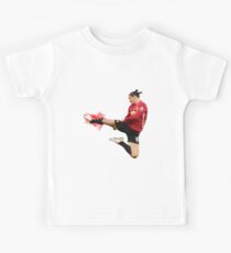 Zlatan Ibrahimovic fliegender Ninja-Kick Kinder T-Shirt