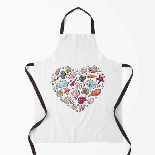 Item preview, Seashells Heart designed and sold by Vector Scout Lab.