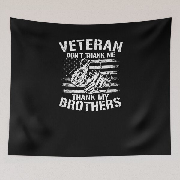 Item preview, Thank You Veterans-Veteran don't thank me thank my brothers-Veterans Day 2021 designed and sold by Hartics.