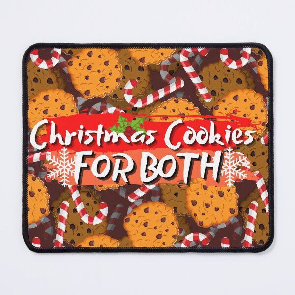 Item preview, Eating Christmas Cookies For Both Patterns designed and sold by Dumebi BADDA.