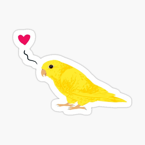 lutino linnie love Sticker
