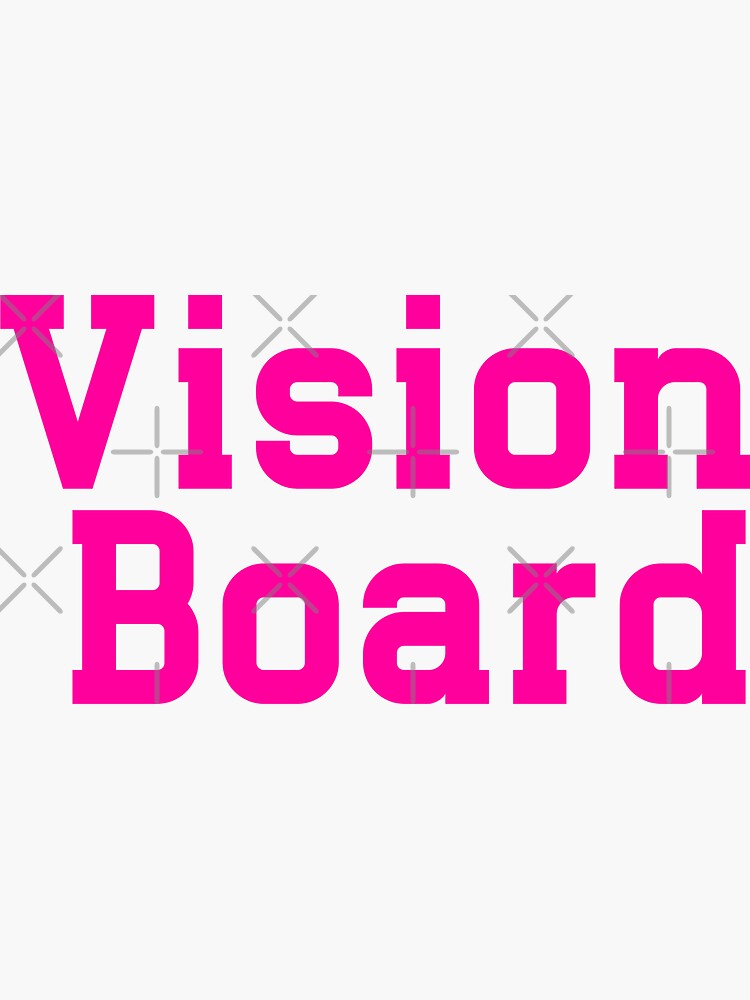 2021 Vision Board Sticker Pack Sticker for Sale by LoA-Lady