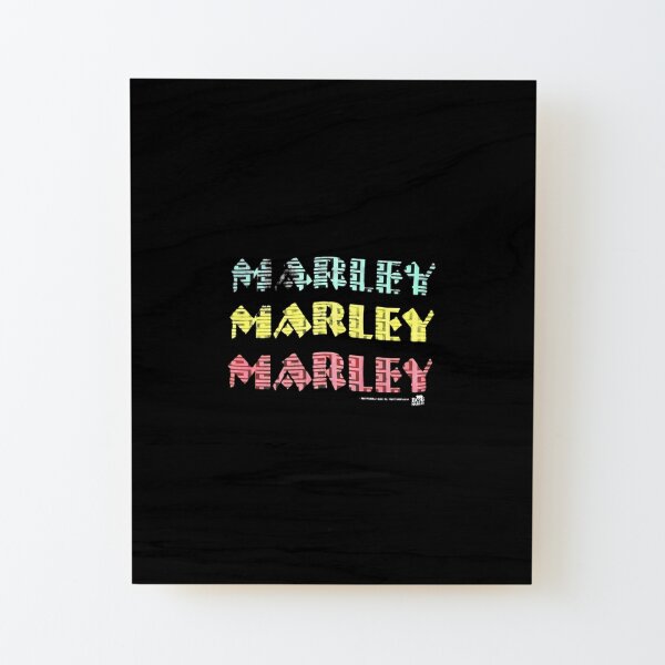 1995 Bob Marley Music Inc Bob Smoking Spliff Double Sided Marley| Perfect Gift Wood Mounted Print