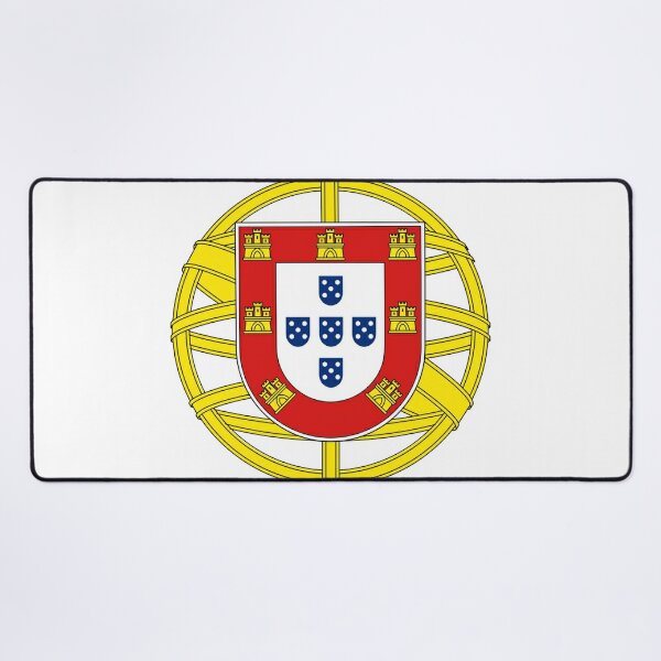 Symbol on the Portuguese Flag Desk Mat