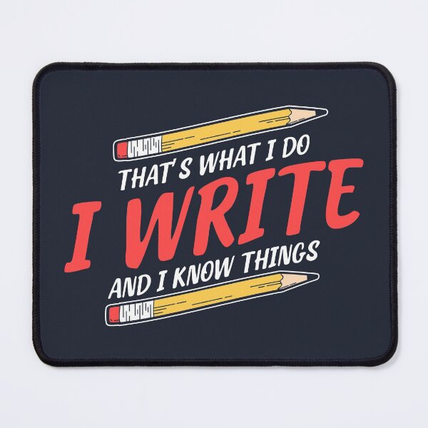 Item preview, I Write and Know things designed and sold by Bricke.