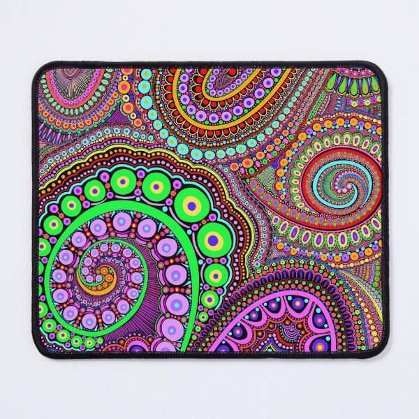 Item preview, Colourful mandala zen tangle designed and sold by MarvelousNachie.