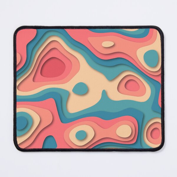 Item preview, Wavy 3D Papercut designed and sold by Vector Scout Lab.