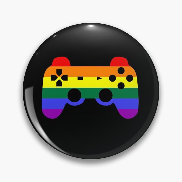 Item preview, Gay Pride Rainbow Flag Video Game - Gaymer designed and sold by DiscoBoogie.