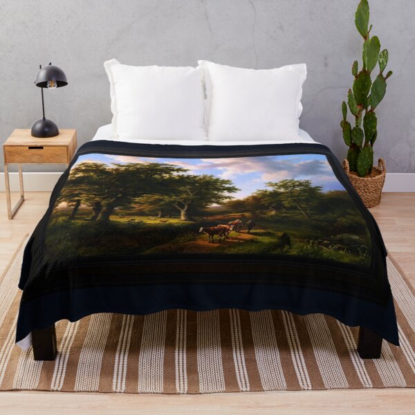 Item preview, Waldlandschaft mit Hirten und Vieh by Barend Cornelis Koekkoek Fine Art Xzendor7 Old Masters Reproductions designed and sold by Xzendor7 Digital Art Creations.