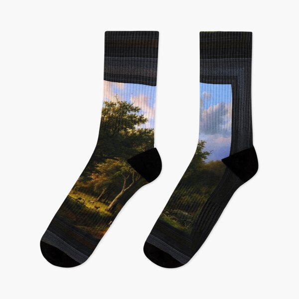 Item preview, Waldlandschaft mit Hirten und Vieh by Barend Cornelis Koekkoek Fine Art Xzendor7 Old Masters Reproductions designed and sold by Xzendor7 Digital Art Creations.