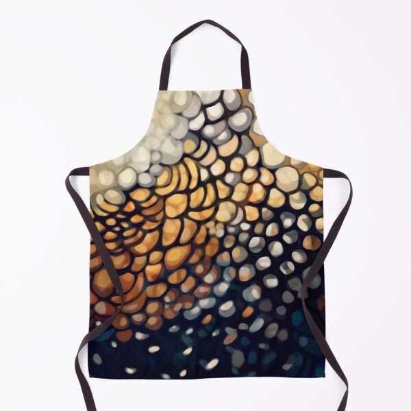 Item preview, Abstract, circles, lines, ochre, terracotta, beige, vintage blue designed and sold by Svitac.