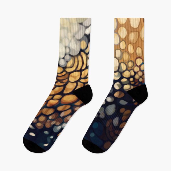 Item preview, Abstract, circles, lines, ochre, terracotta, beige, vintage blue designed and sold by Svitac.