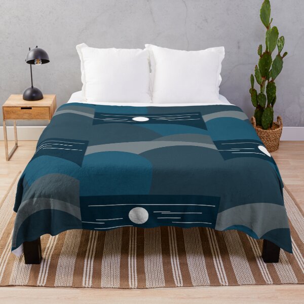 Item preview, Blue mint mountain scenery landscape wall art  designed and sold by tenkenryujin.