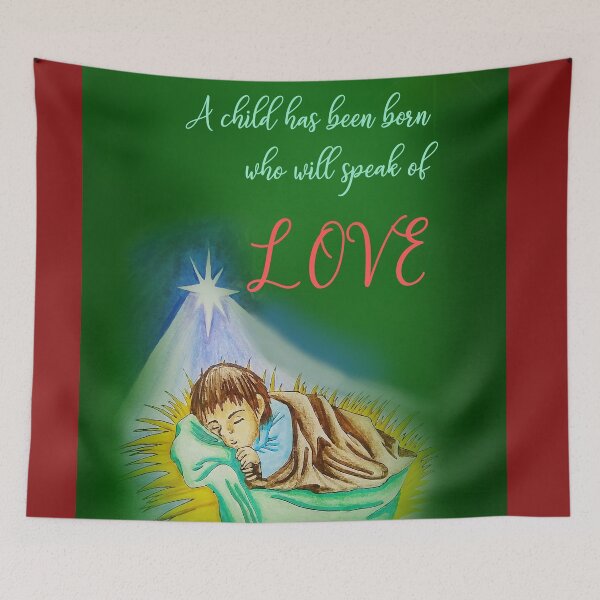 Item preview, A child has been born who will speak of LOVE designed and sold by porotazuki.