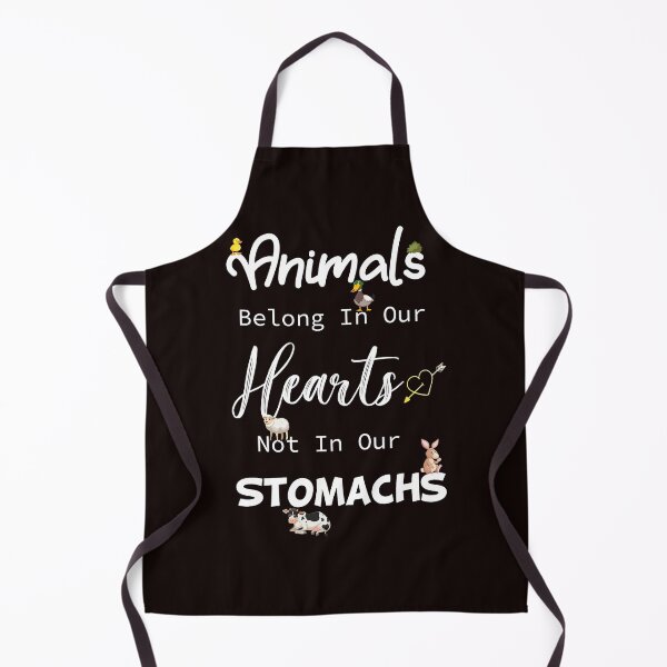 Item preview, Animals Belong In Our Hearts Not In Our Stomachs, Vegan , Vegetarian, Animal rights, Animal lovers, designed and sold by Yellowpixel.