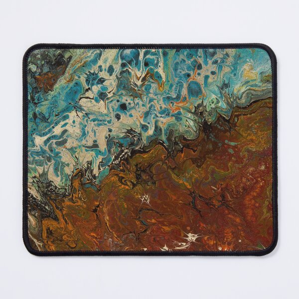 Item preview, The Beach - Acrylic Paint Pour designed and sold by Lorelai I Dali.