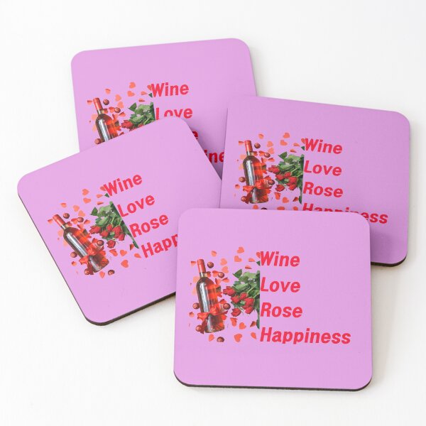 Item preview, Wine, roses, love, happiness! What more do you need? designed and sold by mostheristore.