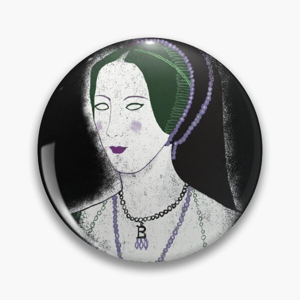 Item preview, Undead Anne Boleyn Tudor portrait GOTH METAL ALTERNATIVE Shirt art card bag  designed and sold by Sarah-Wilde.