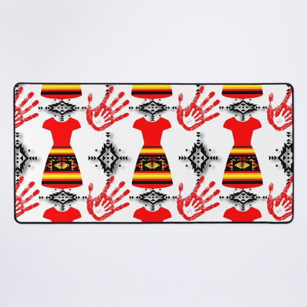 Artikelvorschau, Rotes Kleid / Rote Hand / Weißer Hintergrund MMIW entworfen und verkauft von JMWCD.
