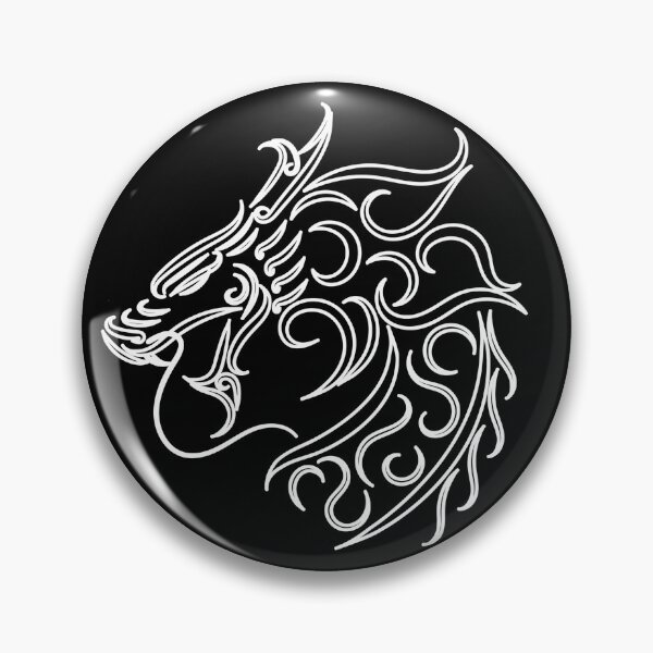 Item preview, Art in the shape of a dragon's head designed and sold by MiarCo.