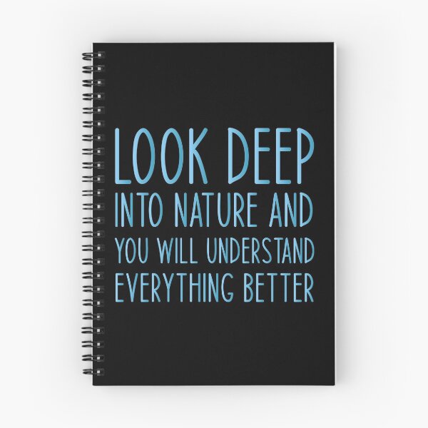 Item preview, Look deep into nature and you will understand everything better - Haking Hakers Sarcastic Funny Hilarious Present For Mom, Dad , Girlfriend Or Boyfriend designed and sold by Aymanclothings.