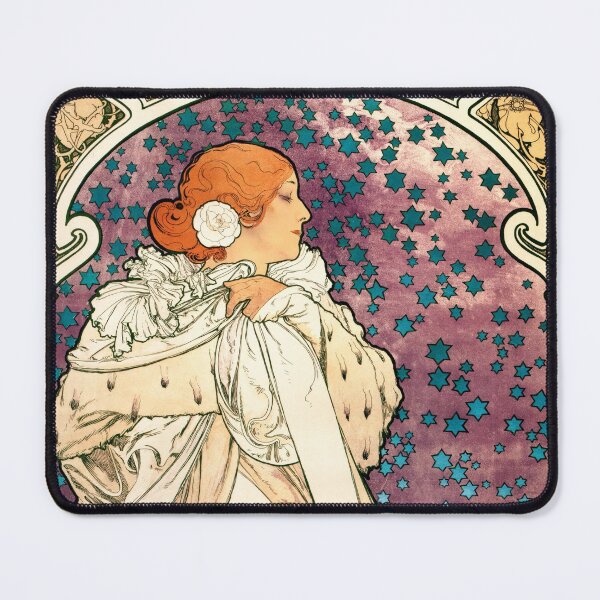 Item preview, Sarah Bernhardt - La Dame aux Camelias - Alphonse Mucha 1896 designed and sold by Gin  Neko.