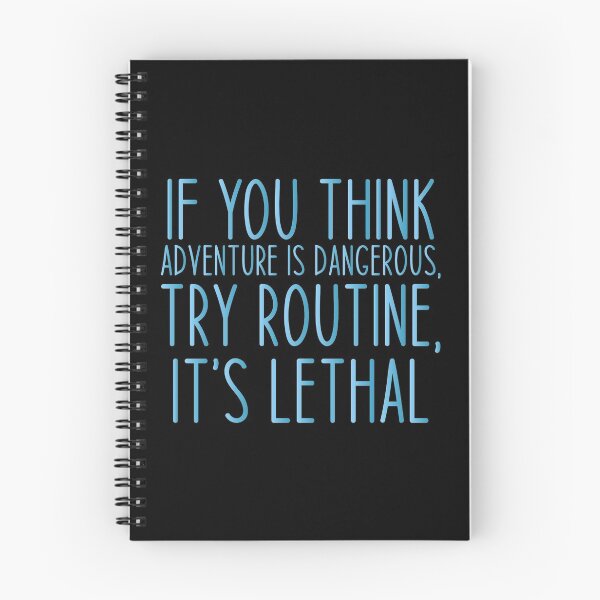 Item preview, If you think adventure is dangerous, try routine, it’s lethal - Haking Hakers Sarcastic Funny Hilarious Present For Mom, Dad , Girlfriend Or Boyfriend designed and sold by Aymanclothings.