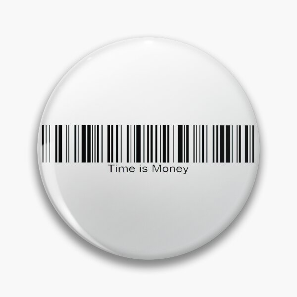 Item preview, Time is Money Barcode designed and sold by Thatstuff.