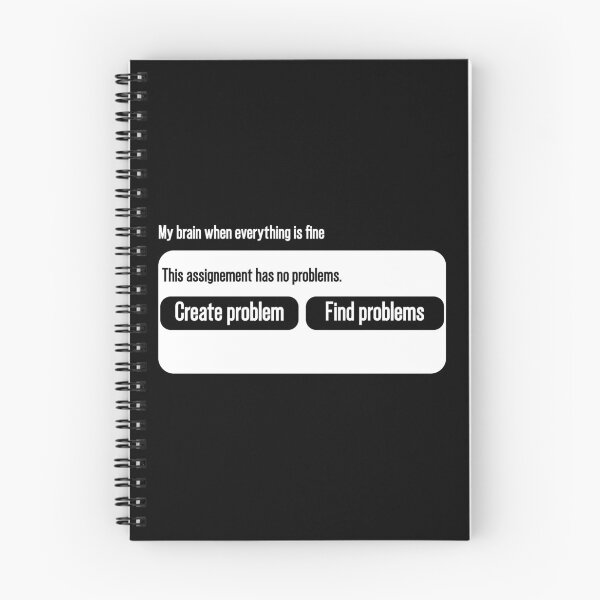 Item preview, my brain is like create a problem or find problems designed and sold by TheMattDesigns.