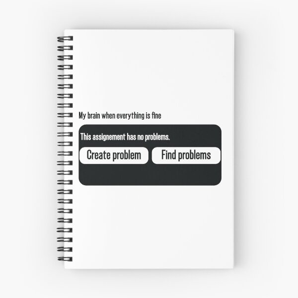 Item preview, Copy of my brain is like create a problem or find problems designed and sold by TheMattDesigns.