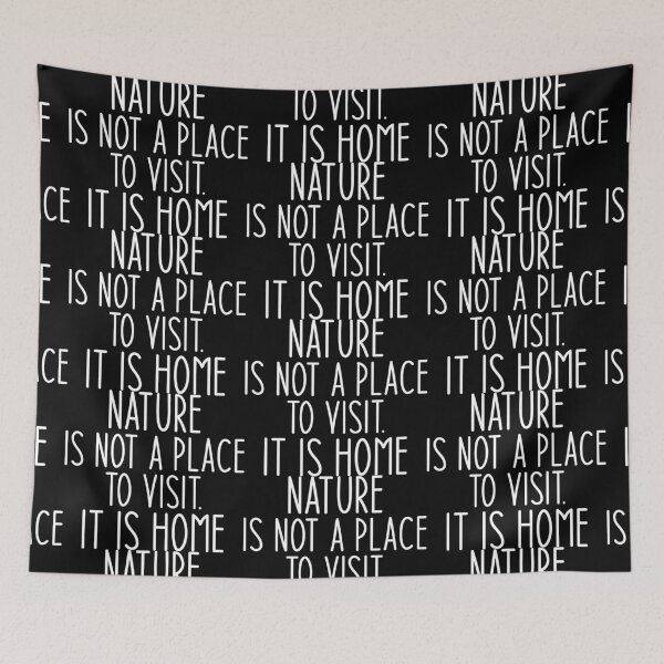 Item preview, Nature is not a place to visit. It is home - Haking Hakers Sarcastic Funny Hilarious Present For Mom, Dad , Girlfriend Or Boyfriend designed and sold by Aymanclothings.