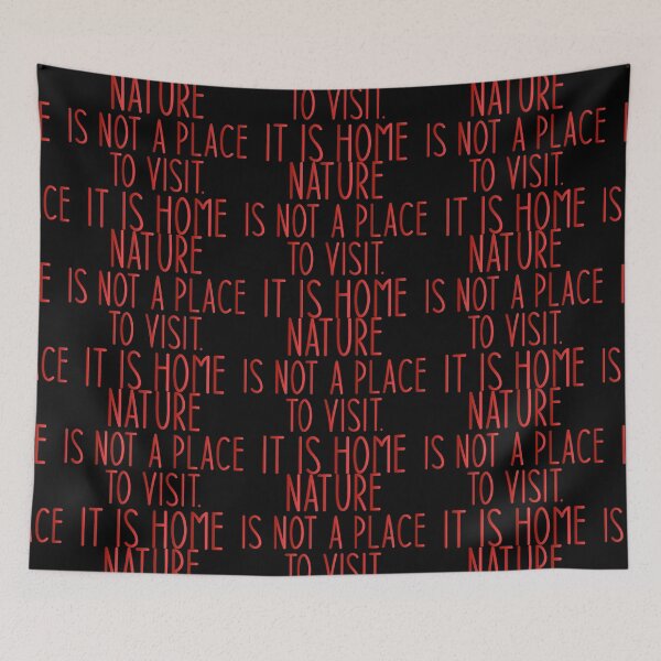 Item preview, Nature is not a place to visit. It is home - Haking Hakers Sarcastic Funny Hilarious Present For Mom, Dad , Girlfriend Or Boyfriend designed and sold by Aymanclothings.