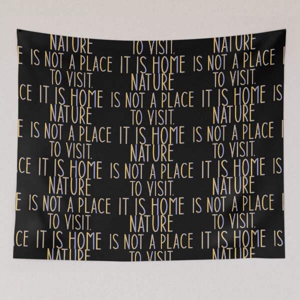 Item preview, Nature is not a place to visit. It is home - Haking Hakers Sarcastic Funny Hilarious Present For Mom, Dad , Girlfriend Or Boyfriend designed and sold by Aymanclothings.