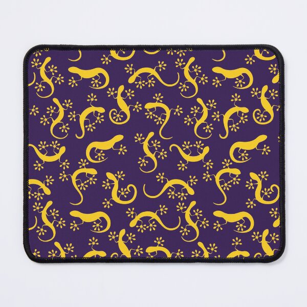 Item preview, Mustard Lizard Gecko Pattern designed and sold by Artystico  ⭐⭐⭐⭐⭐.