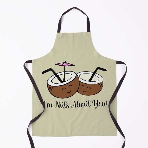 Item preview, I'm Nuts About You - Cute Coconut Drinks designed and sold by purplevamp.