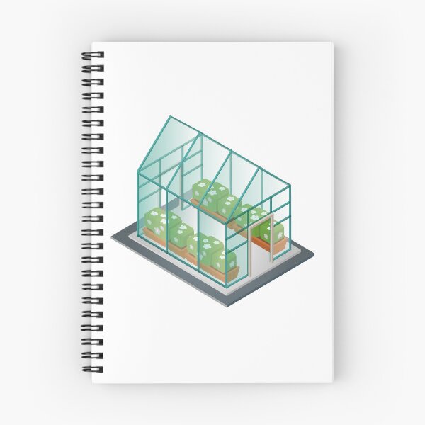 Item preview, Greenhouse Building Nature Sticker designed and sold by Water Flick.
