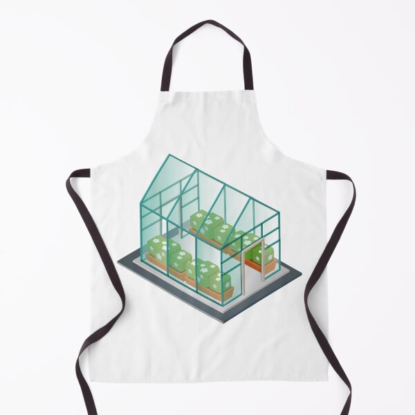 Item preview, Greenhouse Building Nature Sticker designed and sold by Water Flick.