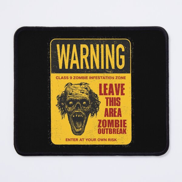 Item preview, Zombie Outbreak Warning designed and sold by Vector Scout Lab.