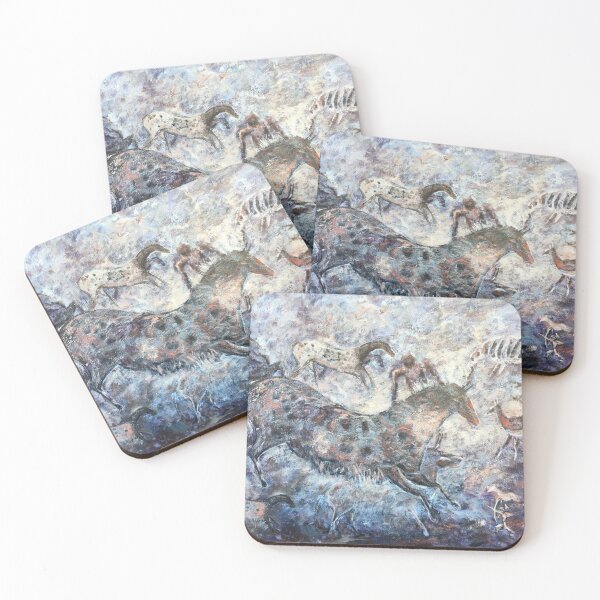 Item preview, Cave Painting- Wild Animals Prehistoric Cave art style designed and sold by WilliamJGarrett.