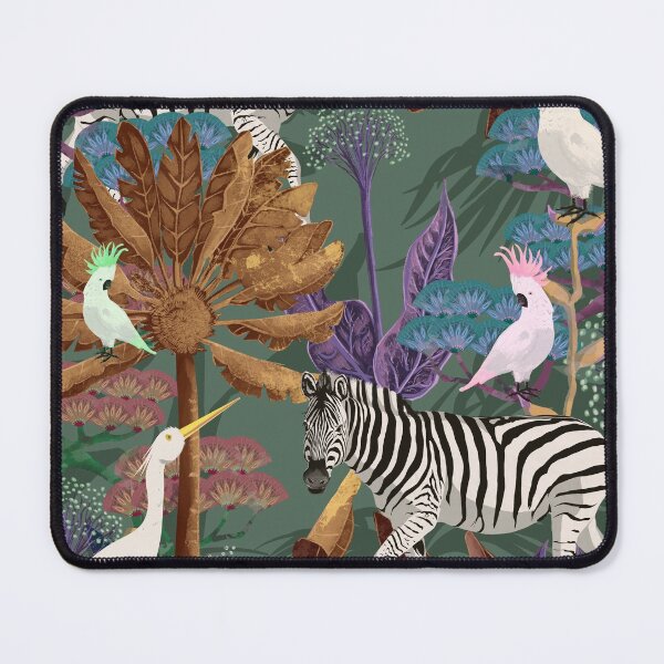 Item preview, Jungle with zebras and birds poster designed and sold by FrancoArt.