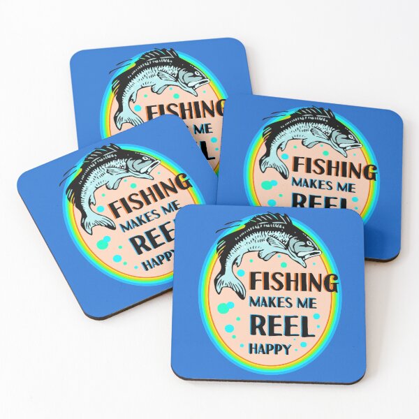Item preview, Fishing makes me reel happy designed and sold by sandpiperstudio.