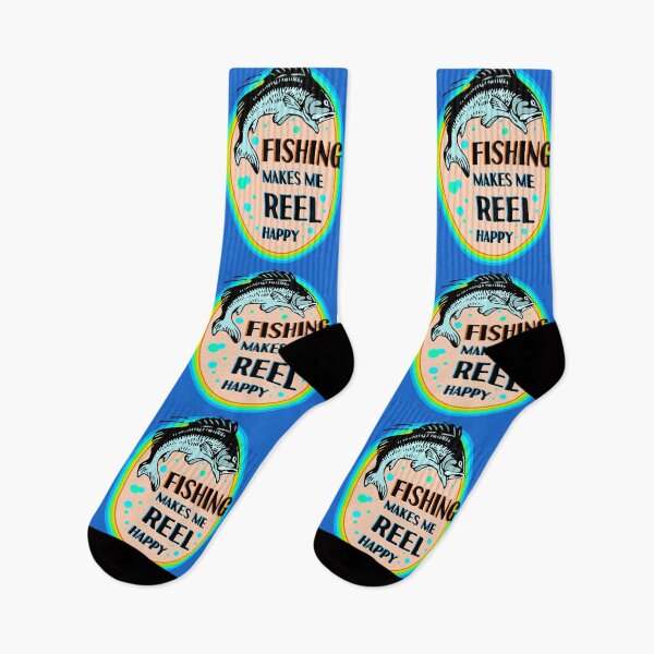 Item preview, Fishing makes me reel happy designed and sold by sandpiperstudio.