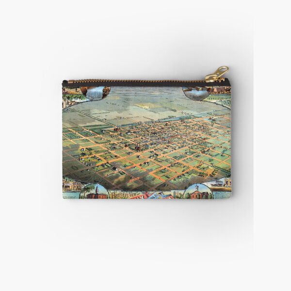 Item preview, Bird's eye view of Phoenix - Arizona - 1885 designed and sold by paulrommer.