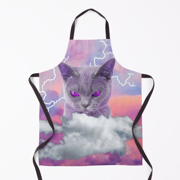 Item preview, British Shorthair Pink and Neon Cat Lightning designed and sold by Schka.